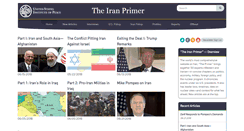 Desktop Screenshot of iranprimer.com