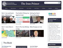 Tablet Screenshot of iranprimer.com